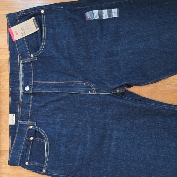 LEVI'S BRAND SIGNATURE MEN'S 559 BIG & TALL BLUE JEANS SIZE 46x30 - Picture 3 of 16
